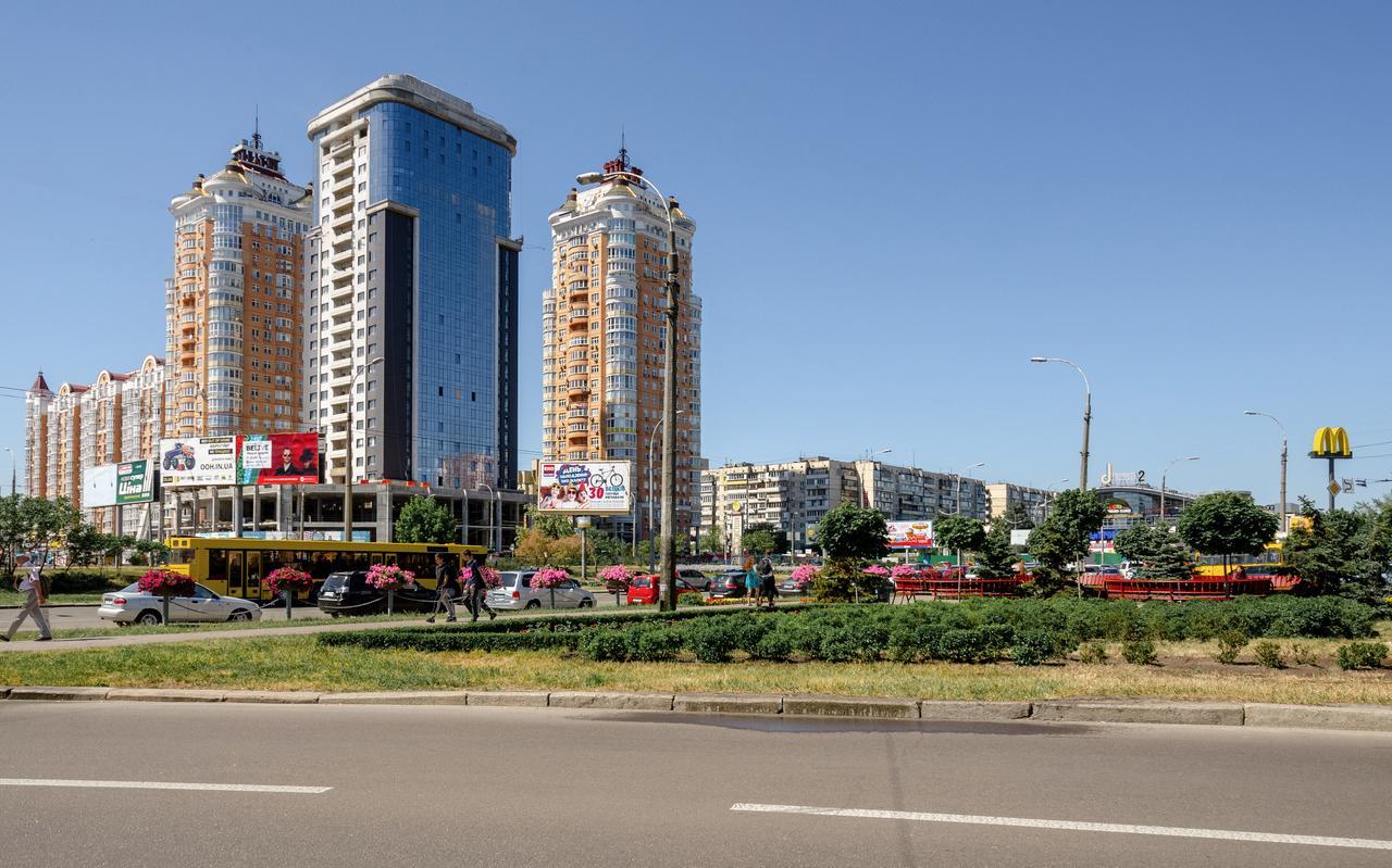 Artal Apartment On Obolonskyi Avenue 16A Kyjev Exteriér fotografie
